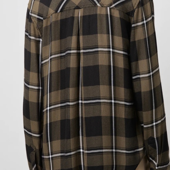 RAILS HUNTER shirt~ plaid button front blouse - Picture 8 of 10